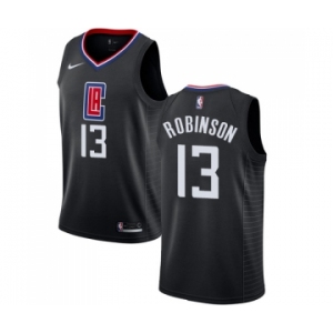 Men's Nike Los Angeles Clippers #13 Jerome Robinson Swingman Black NBA Jersey Statement Edition