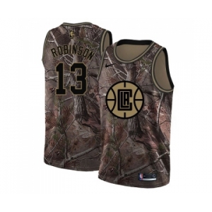 Men's Nike Los Angeles Clippers #13 Jerome Robinson Swingman Camo Realtree Collection NBA Jersey