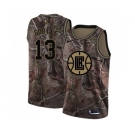 Men's Nike Los Angeles Clippers #13 Marcin Gortat Swingman Camo Realtree Collection NBA Jersey