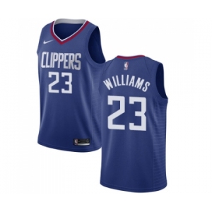 Men's Nike Los Angeles Clippers #23 Louis Williams Swingman Blue Road NBA Jersey - Icon Edition