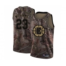 Men's Nike Los Angeles Clippers #23 Louis Williams Swingman Camo Realtree Collection NBA Jersey