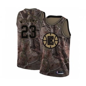 Men's Nike Los Angeles Clippers #23 Louis Williams Swingman Camo Realtree Collection NBA Jersey