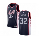 Men's Nike Los Angeles Clippers #32 Blake Griffin Authentic Navy Blue NBA Jersey - City Edition