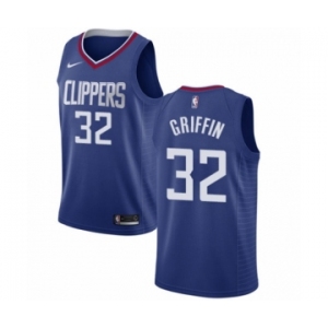 Men's Nike Los Angeles Clippers #32 Blake Griffin Swingman Blue Road NBA Jersey - Icon Edition