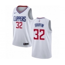 Men's Nike Los Angeles Clippers #32 Blake Griffin Swingman White NBA Jersey - Association Edition