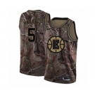 Men's Nike Los Angeles Clippers #5 Montrezl Harrell Swingman Camo Realtree Collection NBA Jersey