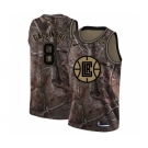 Men's Nike Los Angeles Clippers #8 Danilo Gallinari Swingman Camo Realtree Collection NBA Jersey