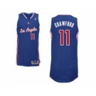 nba los angeles clippers #11 jamal crawford blue[revolution 30 swingman]