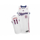 nba los angeles clippers #11 jamal crawford white[revolution 30 swingman]