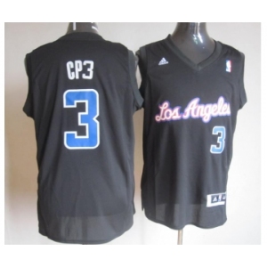 nba los angeles clippers #3 cp3 black[revolution 30 swingman]