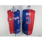 nba los angeles clippers #3 paul blue-red[strip][revolution 30 swingman]