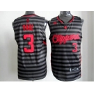 nba los angeles clippers #3 paul grey[black strip]