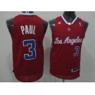 nba los angeles clippers #3 paul red(swingman)