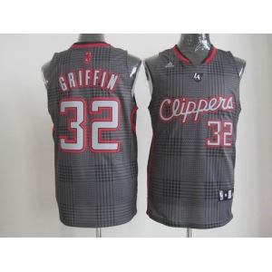 nba los angeles clippers #32 griffin black grey[2012]