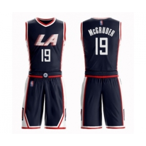 Women's Los Angeles Clippers #19 Rodney McGruder Swingman Navy Blue Basketball Suit Jersey - City Edition
