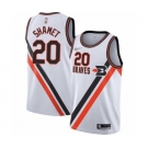 Women's Los Angeles Clippers #20 Landry Shamet Swingman White Hardwood Classics Finished Basketball Jersey