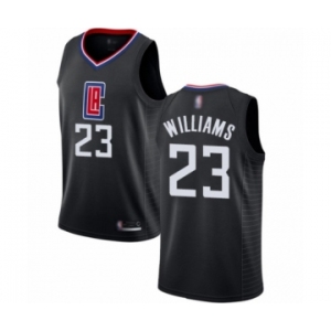 Women's Los Angeles Clippers #23 Lou Williams Swingman Black Basketball Jersey Statement Edition