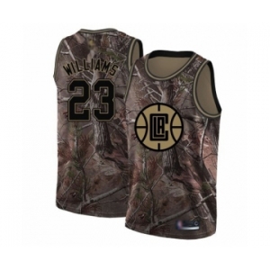 Women's Los Angeles Clippers #23 Lou Williams Swingman Camo Realtree Collection Basketball Jersey