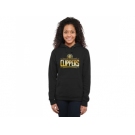 Women's Los Angeles Clippers Gold Collection Pullover Hoodie Black