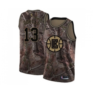 Women's Nike Los Angeles Clippers #13 Marcin Gortat Swingman Camo Realtree Collection NBA Jersey
