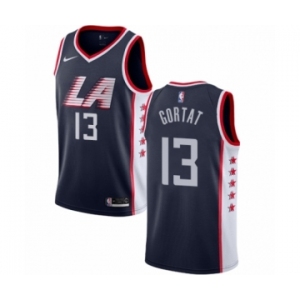 Women's Nike Los Angeles Clippers #13 Marcin Gortat Swingman Navy Blue NBA Jersey - City Edition