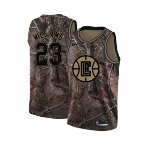 Women's Nike Los Angeles Clippers #23 Louis Williams Swingman Camo Realtree Collection NBA Jersey