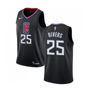 Women's Nike Los Angeles Clippers #25 Austin Rivers Swingman Black Alternate NBA Jersey Statement Edition