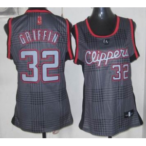 women nba los angeles clippers #32 griffin black-grey[2012]