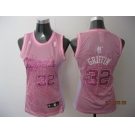 women nba los angeles clippers #32 griffin pink