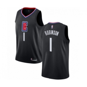 Youth Los Angeles Clippers #1 Jerome Robinson Swingman Black Basketball Jersey Statement Edition