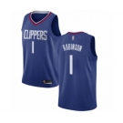 Youth Los Angeles Clippers #1 Jerome Robinson Swingman Blue Basketball Jersey - Icon Edition