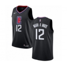 Youth Nike Los Angeles Clippers #12 Luc Mbah a Moute Swingman Black NBA Jersey Statement Edition