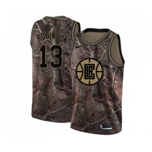 Youth Nike Los Angeles Clippers #13 Jerome Robinson Swingman Camo Realtree Collection NBA Jersey