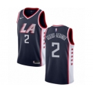 Youth Nike Los Angeles Clippers #2 Shai Gilgeous-Alexander Swingman Navy Blue NBA Jersey - City Edition