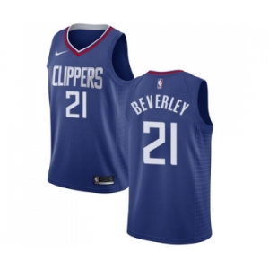 Youth Nike Los Angeles Clippers #21 Patrick Beverley Swingman Blue Road NBA Jersey - Icon Edition