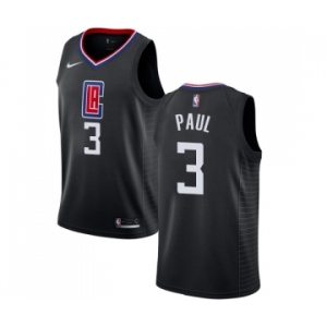 Youth Nike Los Angeles Clippers #3 Chris Paul Swingman Black Alternate NBA Jersey Statement Edition