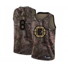 Youth Nike Los Angeles Clippers #8 Danilo Gallinari Swingman Camo Realtree Collection NBA Jersey