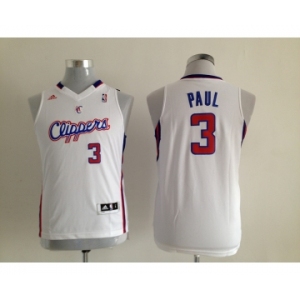 youth nba los angeles clippers #3 paul white[revolution 30 swingman]