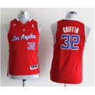 youth nba los angeles clippers #32 griffin red(revolution 30 swingman)