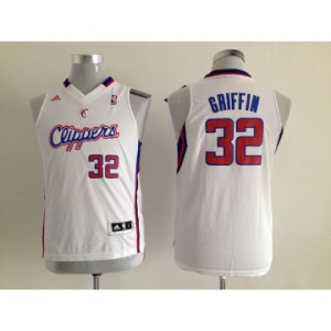 youth nba los angeles clippers #32 griffin white[revolution 30 swingman]