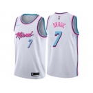 Men Nike Miami Heat #7 Goran Dragic Authentic White NBA Jersey - City Edition