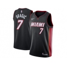 Men Nike Miami Heat #7 Goran Dragic Black NBA Swingman Icon Edition Jersey