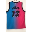 Men's Miami Heat #13 Edrice Adebayo Authentic Blue Basketball Jersey 2020-2021 City Edition