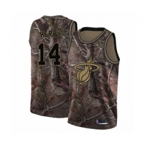 Men's Miami Heat #14 Tyler Herro Swingman Camo Realtree Collection Basketball Jersey