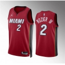 Men's Miami Heat #2 Terry Rozier III Red Statement Edition Stitched Basketball Jersey