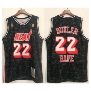 Men's Miami Heat #22 Jimmy Butler Black Stitched Jersey