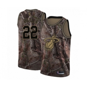 Men's Miami Heat #22 Jimmy Butler Swingman Camo Realtree Collection Basketball Jersey