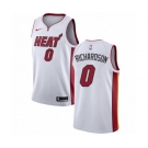 Men's Nike Miami Heat #0 Josh Richardson Swingman NBA Jersey - Association Edition