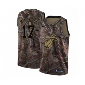 Men's Nike Miami Heat #17 Rodney McGruder Swingman Camo Realtree Collection NBA Jersey