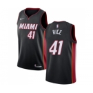 Men's Nike Miami Heat #41 Glen Rice Swingman Black Road NBA Jersey - Icon Edition